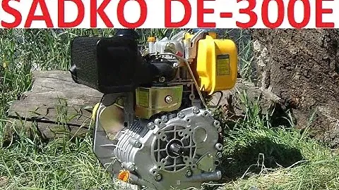 Двигатель дизельный SADKO DE-300E шпонка (6.0 л.с.) обзор