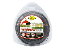Леска триммерная DDE HARD LINE 2.4 90 м