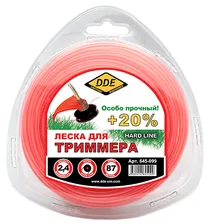 Леска триммерная DDE "Hard Line" /645-044
