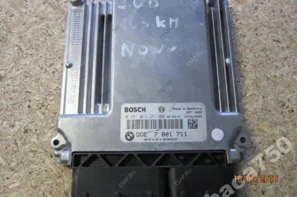 Блок управления () BMW DDE 7801711 0281013251