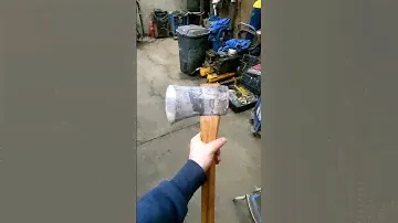 Vintage Axe Head Restored: click to watch full video