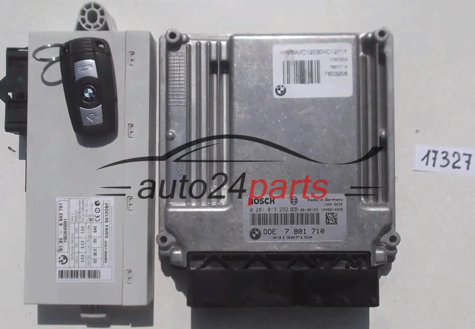 БЛОК УПРАВЛЕНИЯ ДВИГАТЕЛЕМ BMW E90 2.0 D BOSCH 0 281 013 252, 0281013252, DDE 7 801 710, DDE7801710, 7801710-1