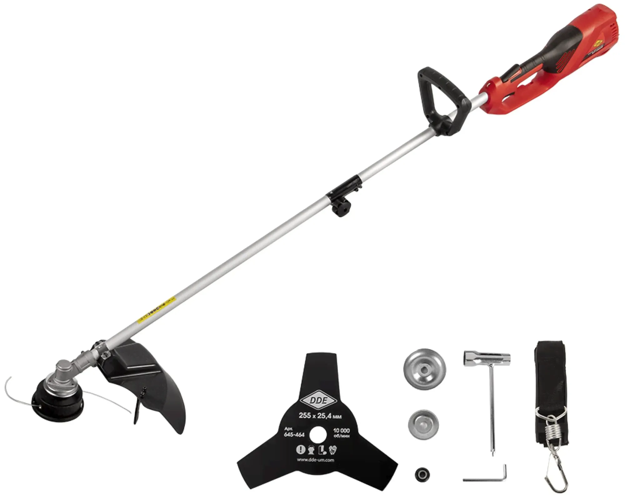 BriTech Триммер электрический DDE ET1500R (791-882) газонокосилки-3