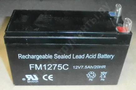 Аккумулятор DDE 12V/12Ah FM1275C 150x60x85 для DPPG2801E унив. 9.1000.075 Аккумулятор DDE 12V/12Ah FM1275C 150x60x85 для DPPG2801E унив.