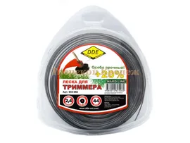 Леска триммерная DDE HARD LINE 2.4 44 м